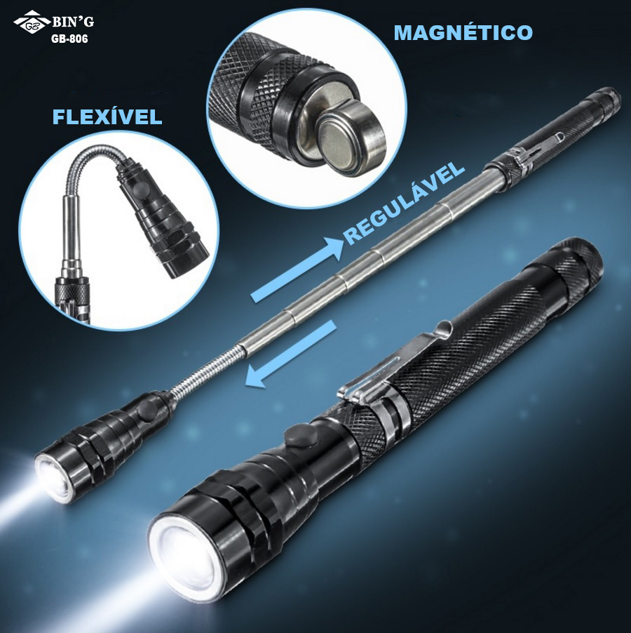 Lanterna com Haste articulada  GB-806B