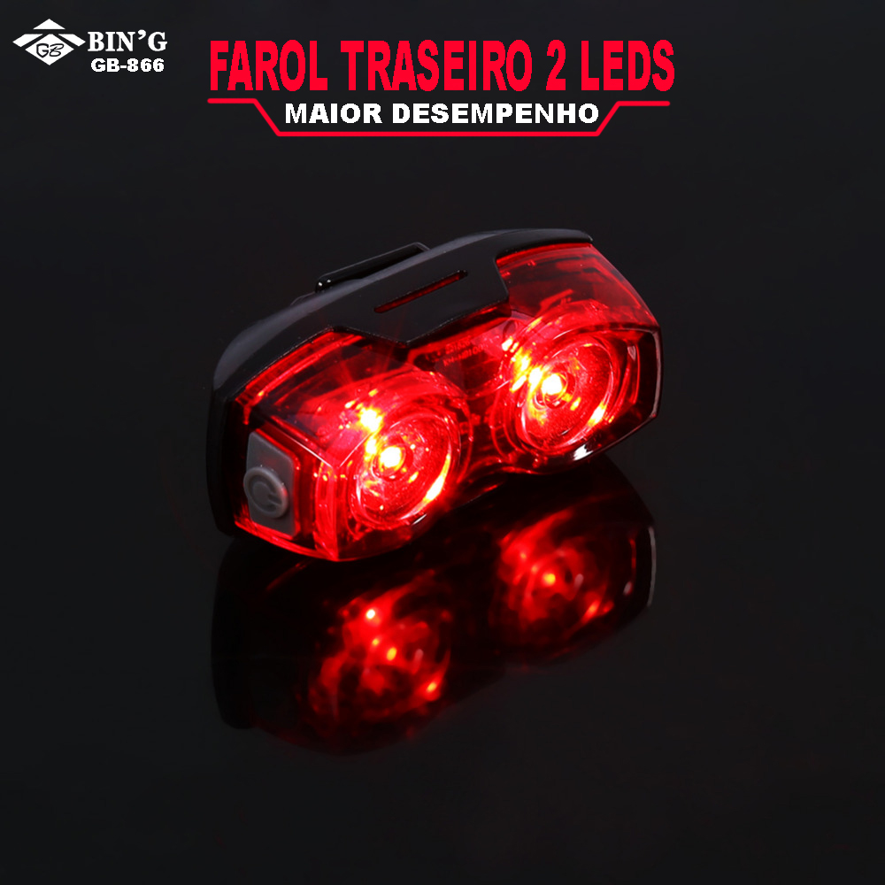 Lanterna traseira 2 LEDs-GB-866