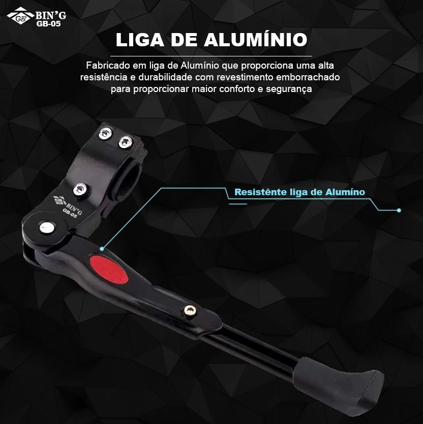 Descanso Central Bike Regulável - Alumínio
