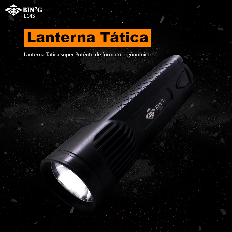 Lanterna Tática EC4S - LED CREE XML-T6