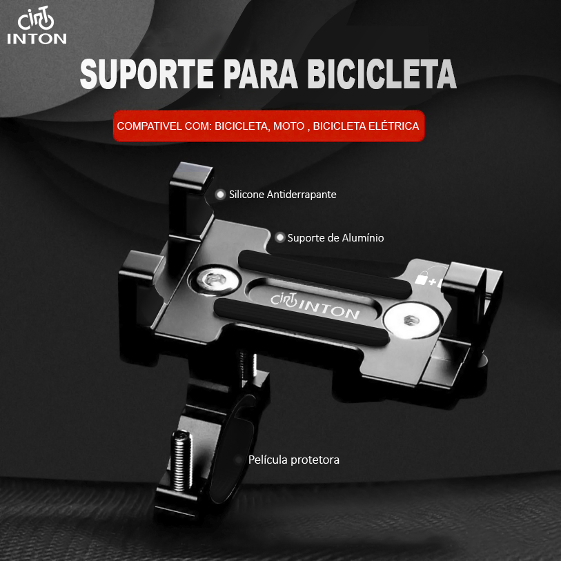 Suporte de Alumínio para celular - INTON